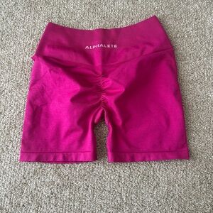 Alphalete Women's Fuchsia Bike Shorts